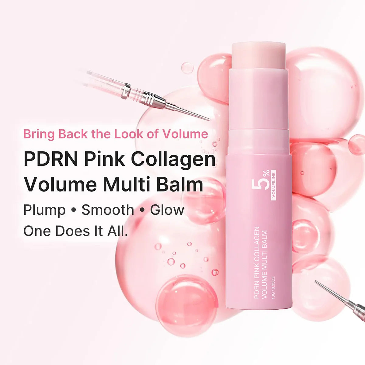 Baume Stick Collagène Rose